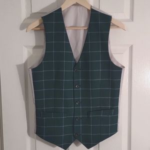 ASOS Windowpane Vest Sz. 36